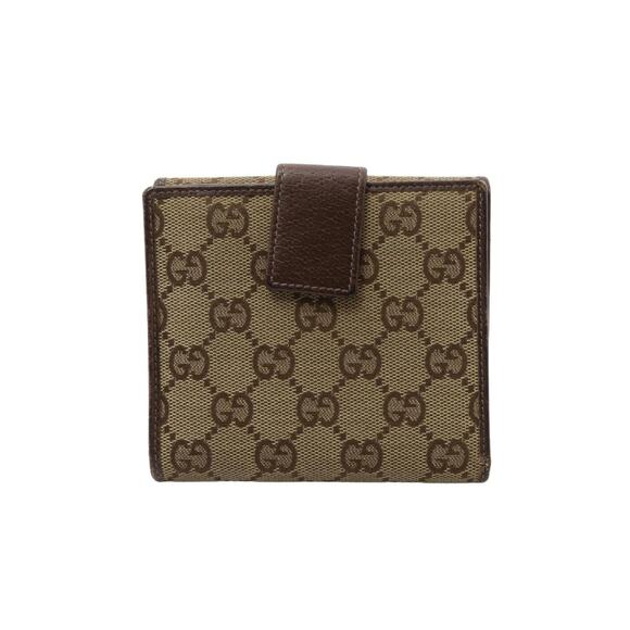 Authentic Gucci Brown GG Canvas Compact Wallet – Comes with COA - Picture 1 of 5